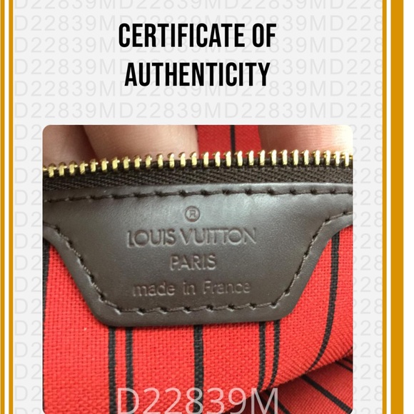 🔥 Louis Vuitton Neverfull GM Damien Ebene Canvas - Picture 15 of 16